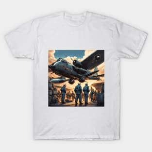 Pensioners as commercial aircrew T-Shirt